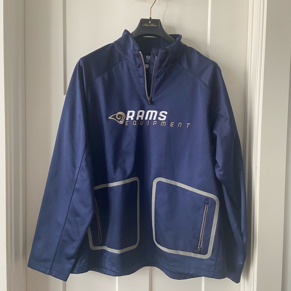St Louis Rams Reebok Official On-Field Pullover XL